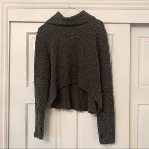 H&M Cropped Turtleneck Sweater